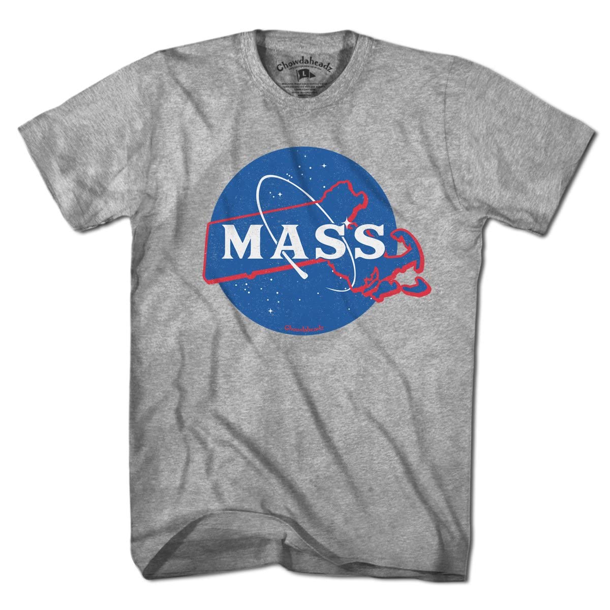 Chowdaheadz Masstronaut Vintage T-Shirt - Soft Unisex Cotton Blend Tee for Casual Wear & Gifts