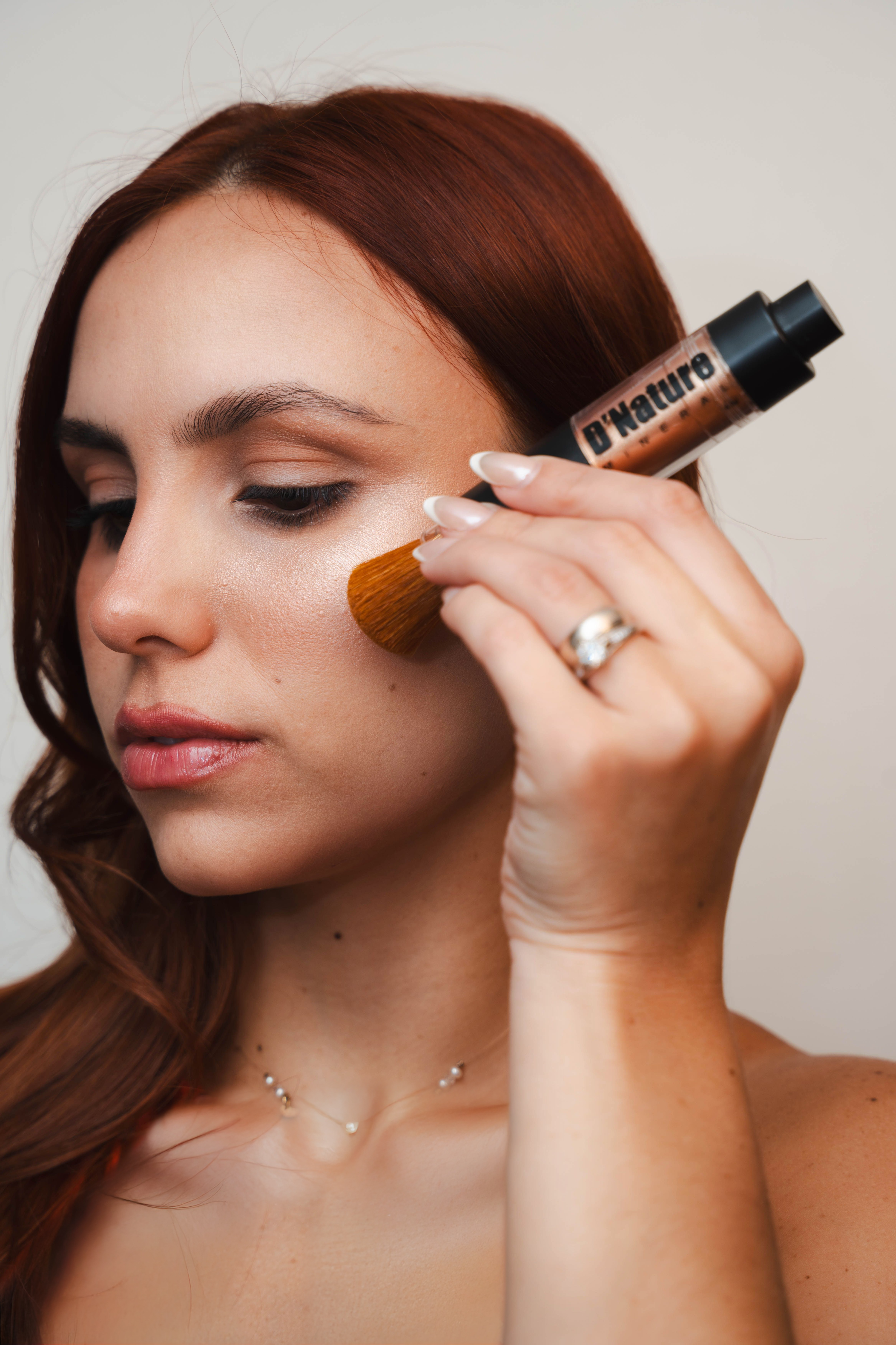 Natural Mineral Blush Brush - Vegan & Cruelty-Free Makeup Brush for Flawless Blush Application | Perfect for Everyday Makeup & Professional Makeup Kits