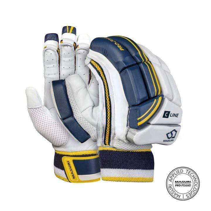 Masuri C Line Cricket Batting Gloves - Premium Leather Protection for Batsmen | Perfect for Practice & Match Play