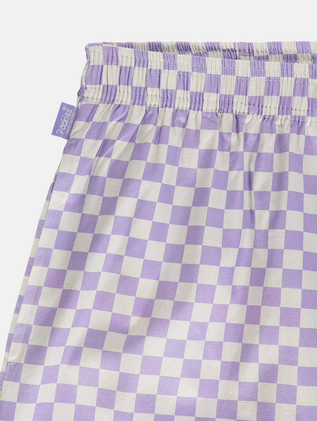 Men's Purple Checkered Boxer Shorts - Soft Cotton Underwear for Comfort & Style - Perfect for Sleep, Lounge & Everyday Wear