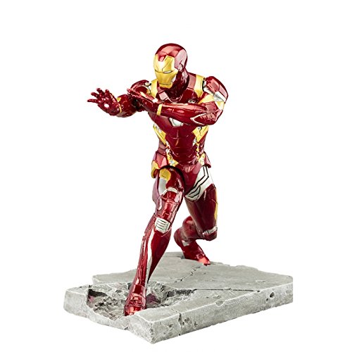 Kotobukiya Captain America Civil War Iron Man Mark 46 ArtFX+ Statue - Premium Collectible Figure for Marvel Fans & Home Display