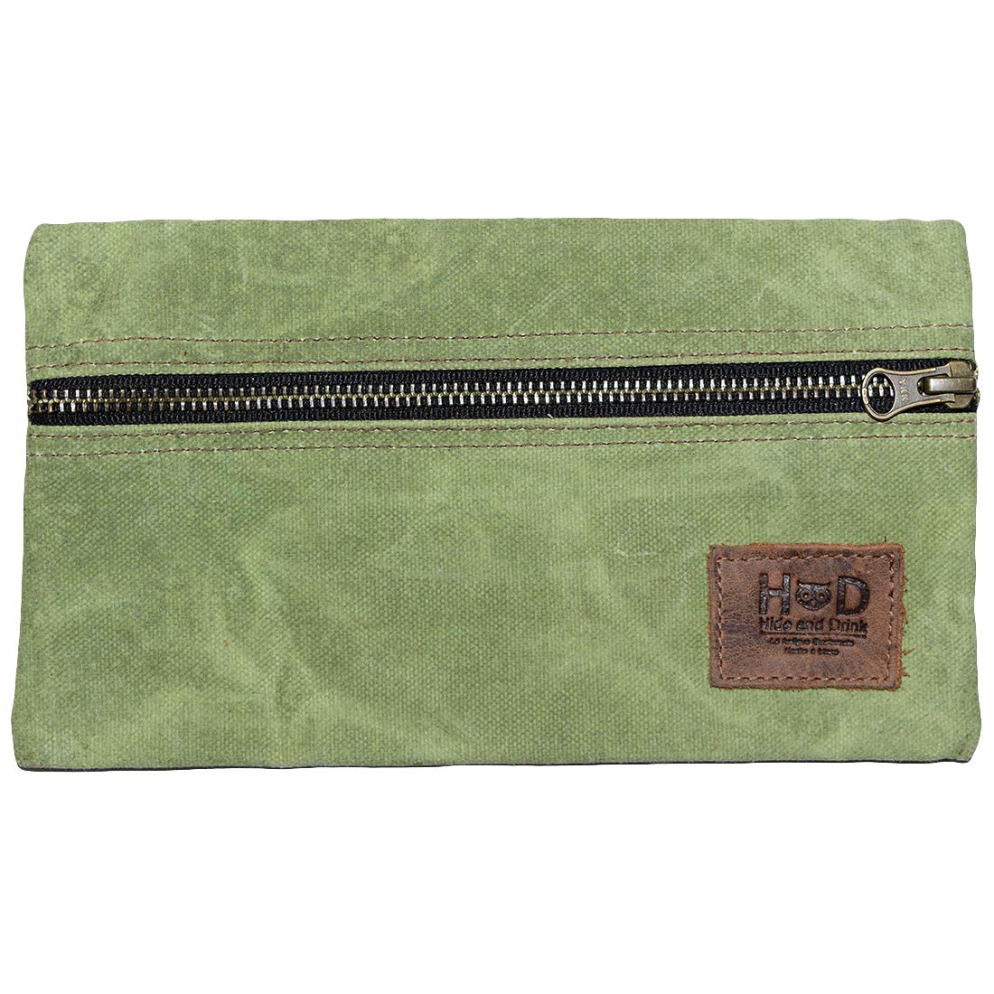 Hide & Drink Waxed Canvas Multi-Purpose Utility & Charger Case for MacBook, iPad, Laptop - Durable Handmade Organizer for Work, Travel & Daily Commute
