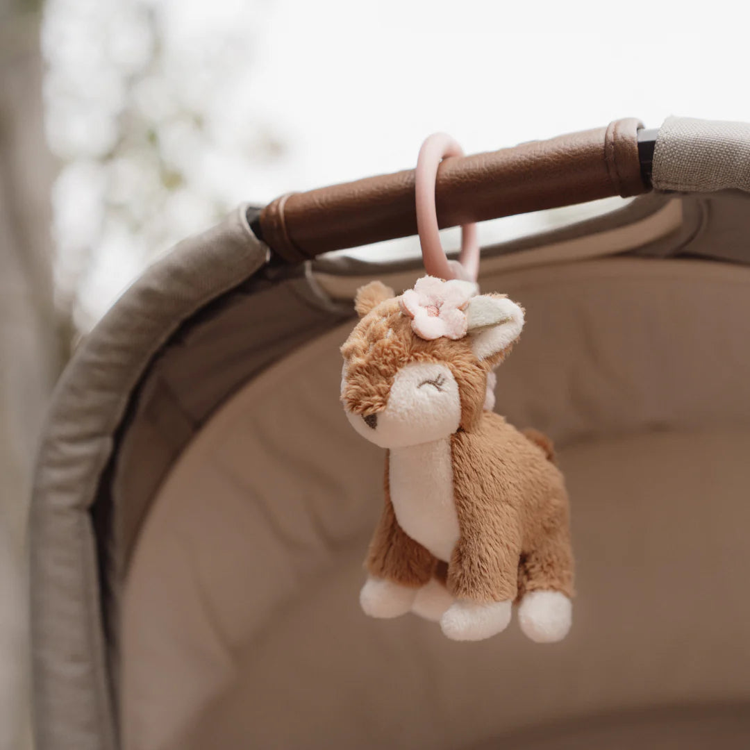 Fairy Garden Pull & Shake Deer Toy - Interactive Light-Up Animal Figure for Kids - Perfect for Imaginative Play, Birthday Gifts & Christmas Presents