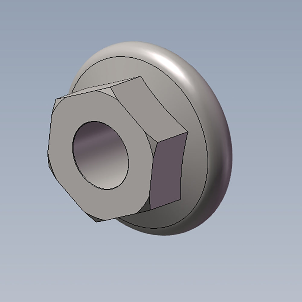 M5 22mm Hex Nut - High Strength Steel Fastener for DIY, Automotive & Machinery Projects - BD4603