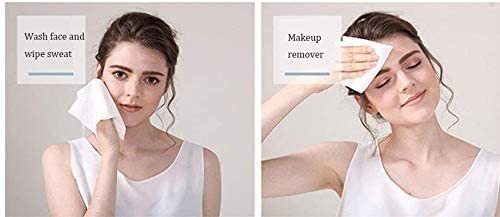 Gentle Disposable Face Makeup Remover Wipes - Ultra Soft Facial Cleansing Towels (75 Sheets/Pack, 8x8 Inches) for Women & Teens | Perfect for Travel, Gym & Daily Skincare Routine