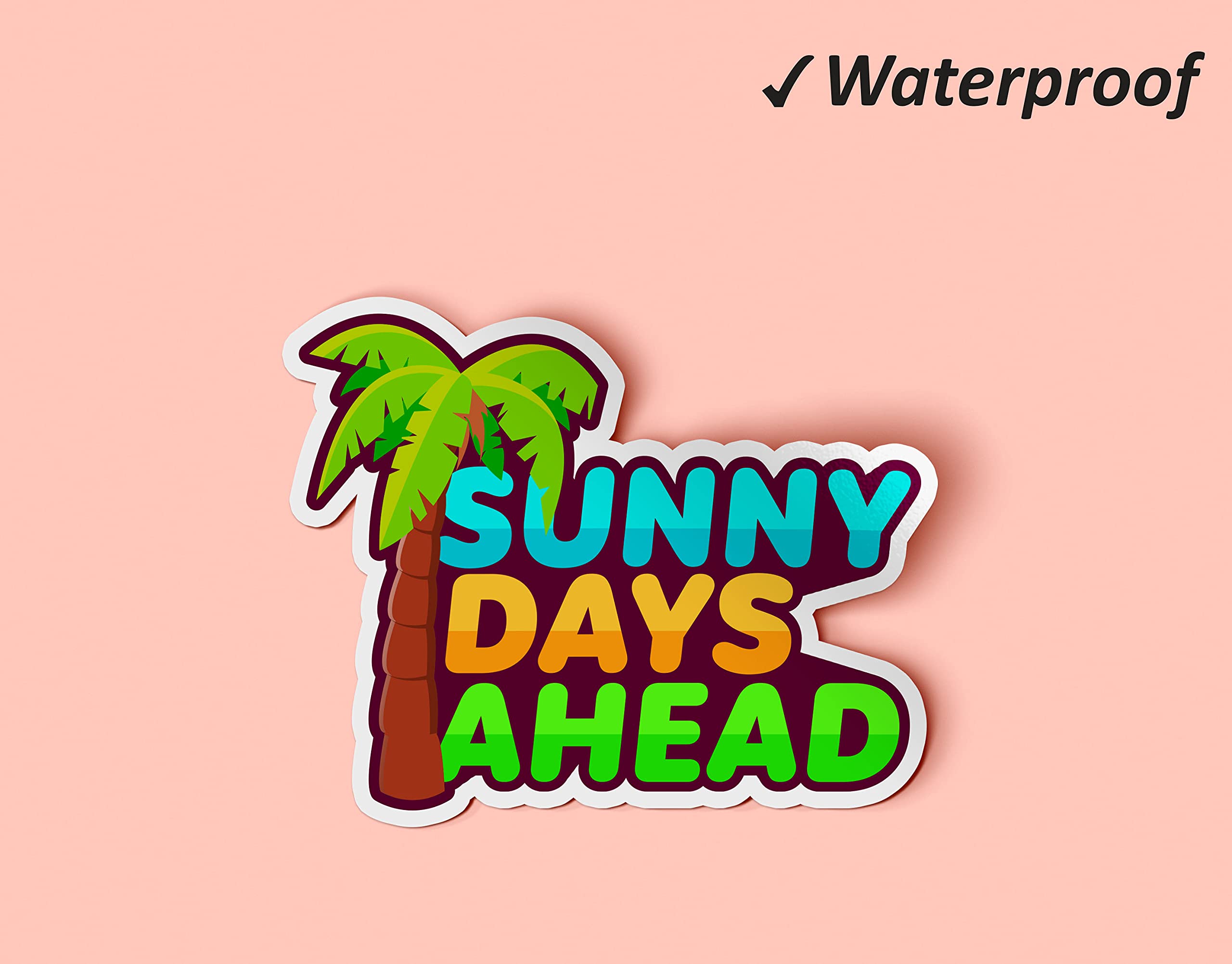 Summer Stickers Bundle - Surfing, Journal, Laptop & Planner Stickers | Waterproof, Oilproof & Fade Resistant Vinyl Decals for Scrapbooking, Bullet Journals, Laptops & Water Bottles | Perfect for Summer Vacation Planning & Beach Themed Crafts