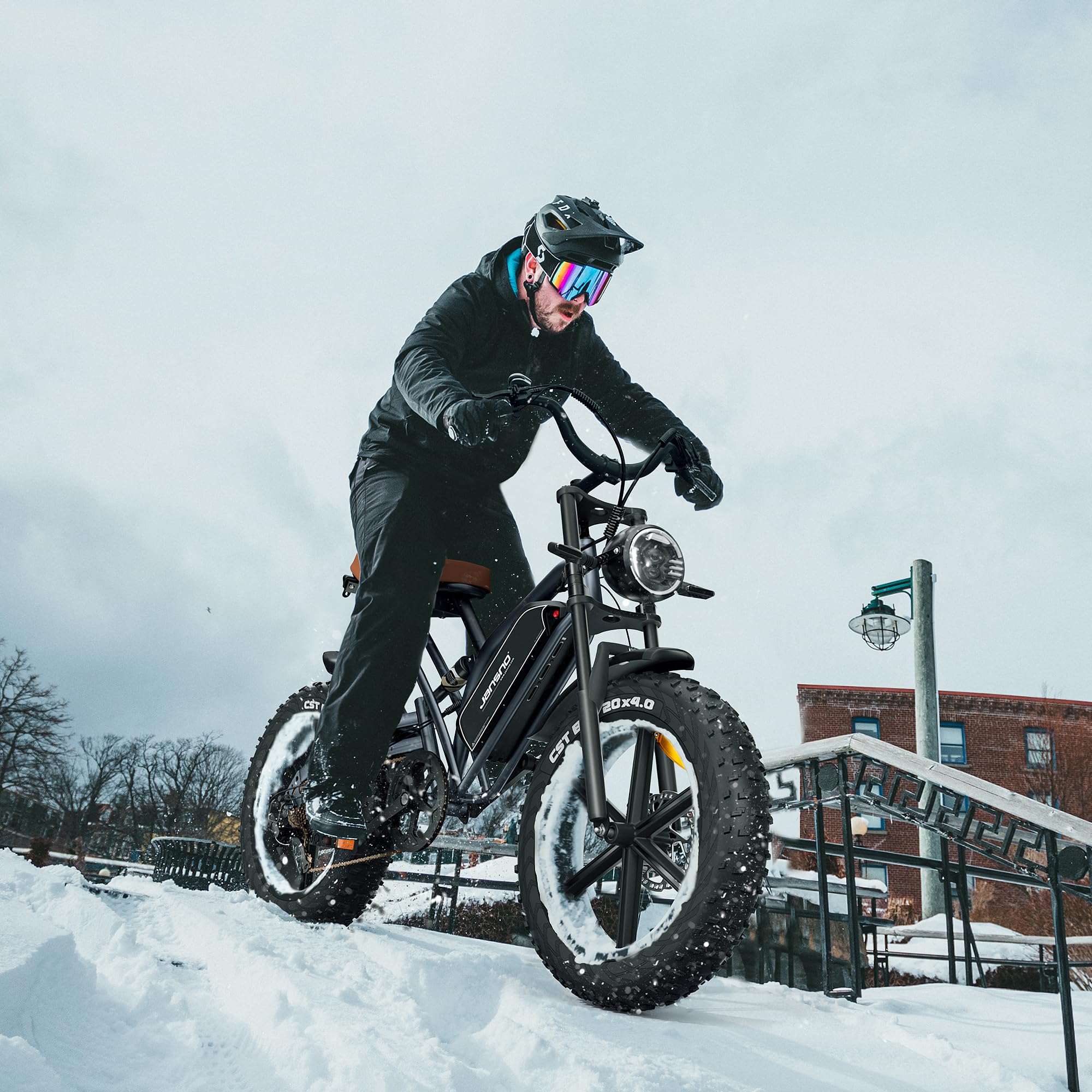 X50 1000W Electric Bike for Adults - 48V 672Wh Battery, 25-30MPH, 50-75 Mile Range - 20