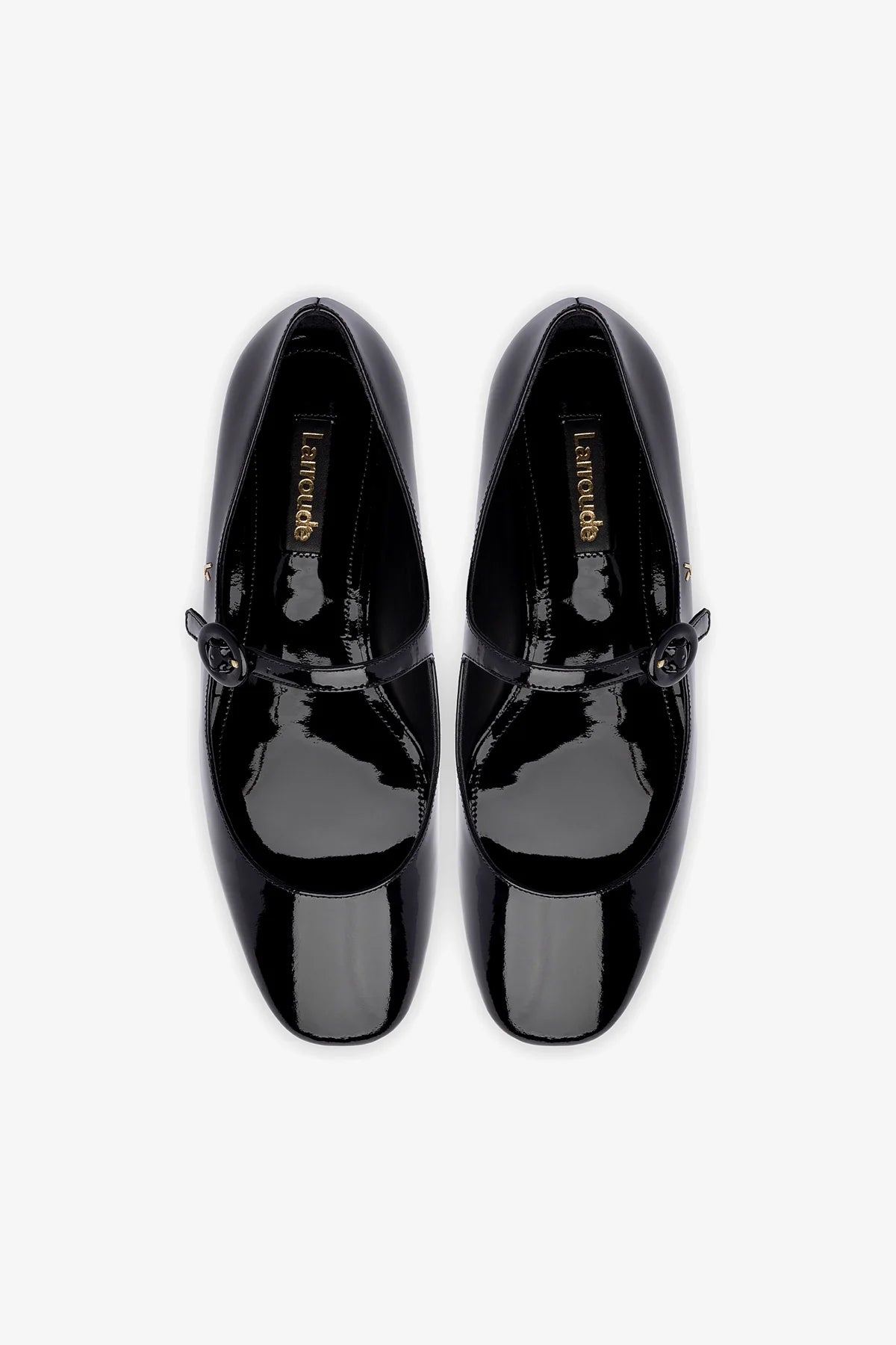 Blair Black Patent Ballet Flats for Women - Comfortable & Stylish Shoes for Work, Office, and Casual Wear