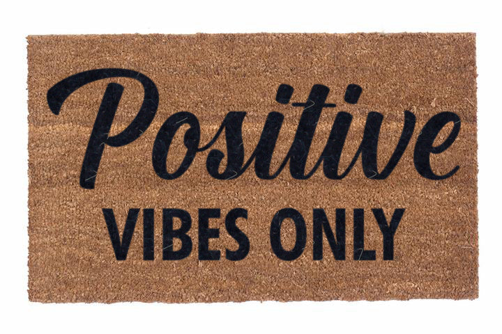 Positive Vibes Only - Inspirational Wall Art & Home Decor for Living Room, Bedroom, Office | Motivational Quote Sign for Positive Thinking & Good Energy
