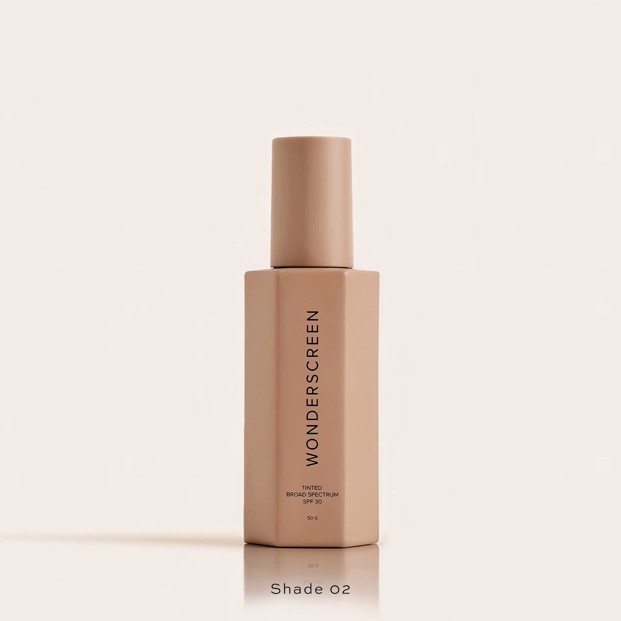 Tinted Glow Wonderscreen® SPF 30 Sunscreen - Lightweight Daily Moisturizer with Broad Spectrum Protection for Face & Body | Perfect for Outdoor Activities, Beach Days & Everyday Wear