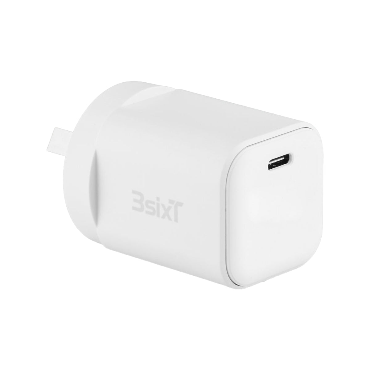 3sixT 30W GaN Wall Charger with USB C PD Fast Charging - Compact & Powerful for iPhone, Samsung, MacBook - Perfect for Travel, Home & Office Use