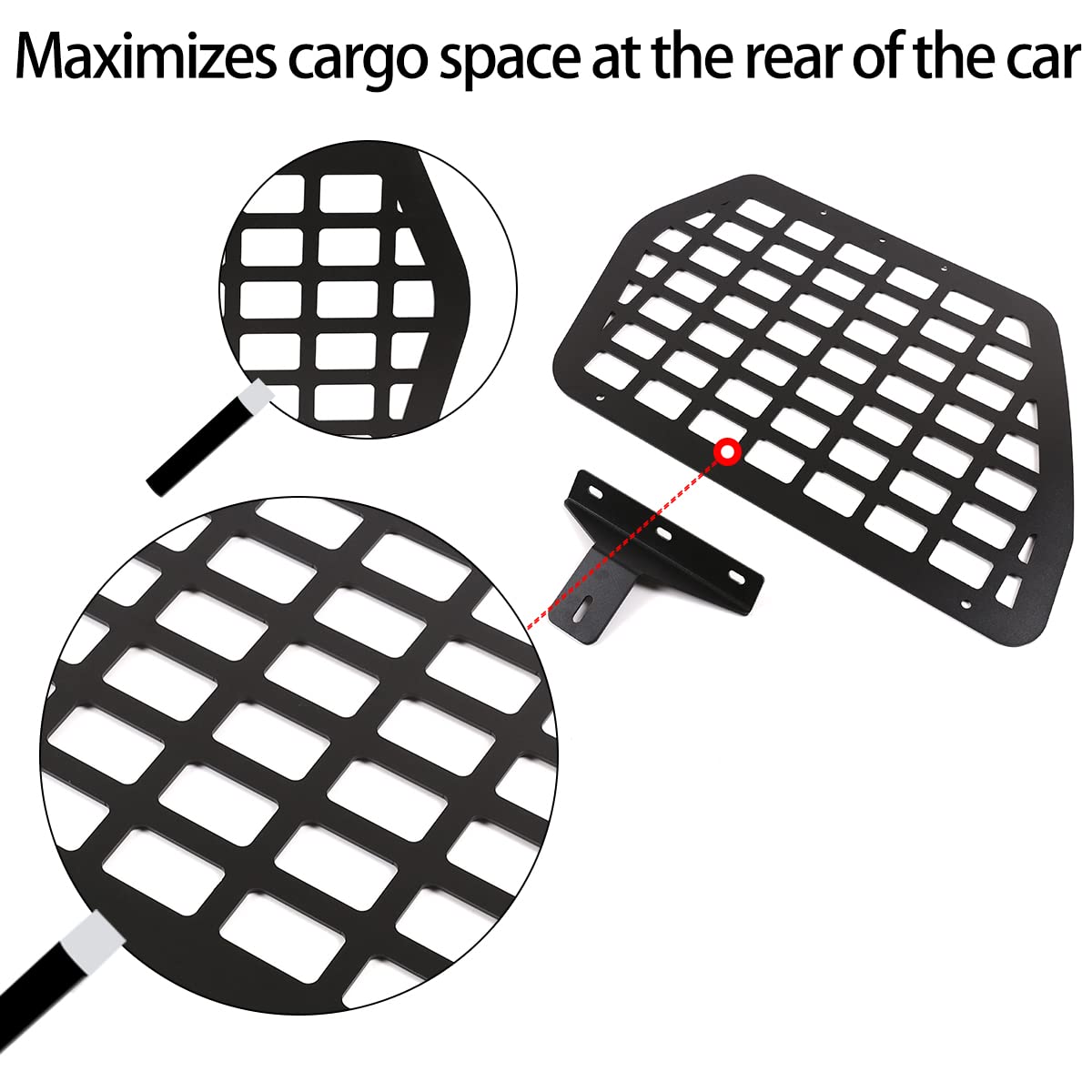 HappyHorse Trunk Organizer for Toyota FJ Cruiser 2007-2021 - Left Side Storage Compartment Box for Car Accessories & Sundries | Perfect for Road Trips & Outdoor Adventures