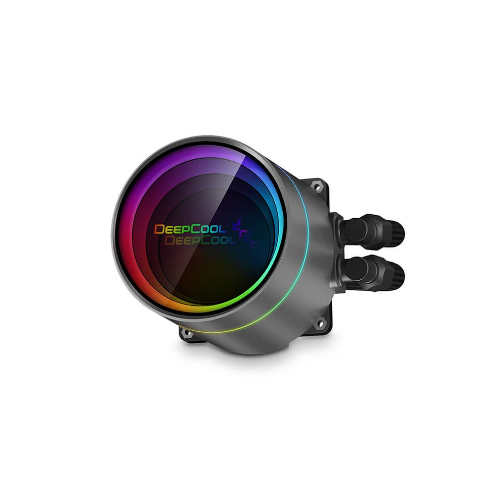 Deepcool Castle 240EX A-RGB V2 All-in-One Liquid CPU Cooler - 240mm Radiator with Addressable RGB Lighting for Gaming PC & Workstation Cooling