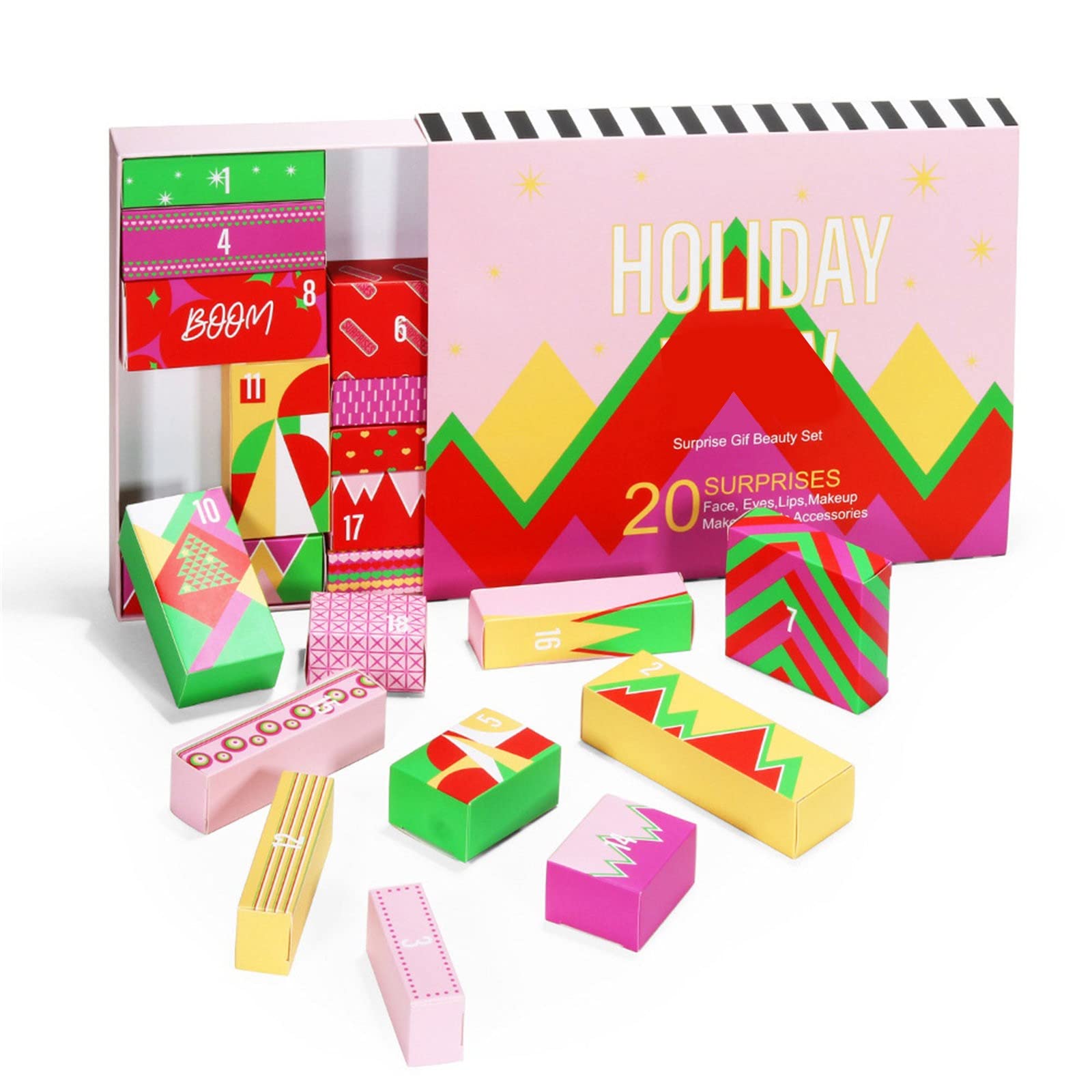Professional Boos Makeup Applicator Kit for Women - Complete Set with Eyeshadow Brushes, Lip Gloss & Multipurpose Tools | Perfect Gift for Makeup Lovers, Daily Use & Special Occasions