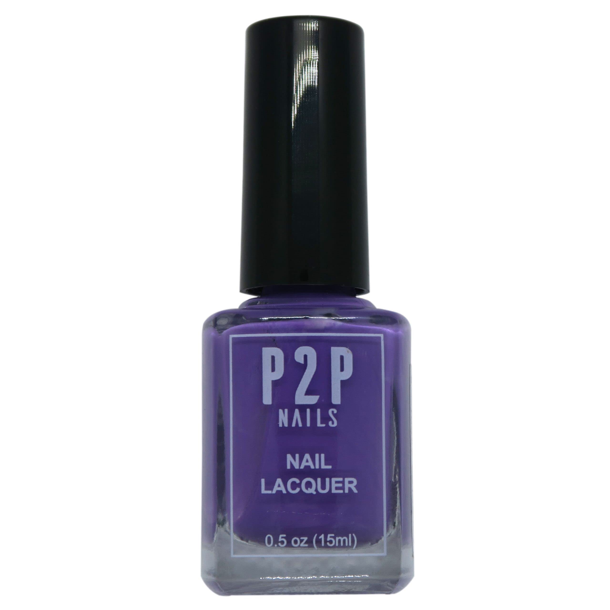 Premium Purple Nail Polish - Long Lasting Salon Quality Nail Lacquer - All Season Wear - Natural Shine (Grape Vine Color) - Perfect for Parties, Weddings & Everyday Glam