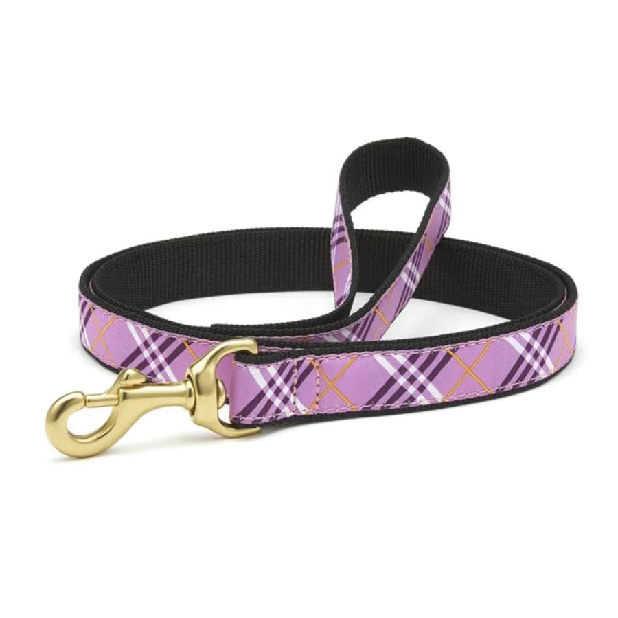 Lavender Lattice Dog Collar - Adjustable Wide Pet Collar for Small Medium Large Dogs, Soft Padded Comfort, Durable Nylon - Perfect for Walks, Training & Fashion Accessories