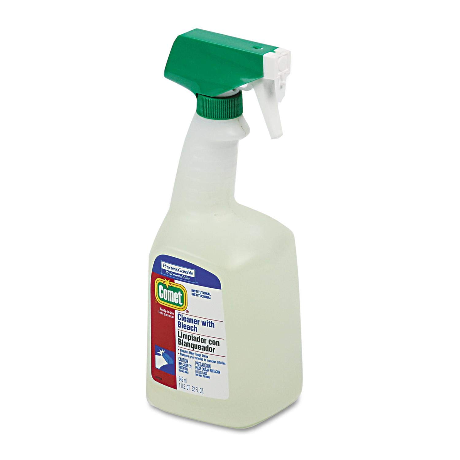 32 oz Disinfecting Cleaner with Bleach - Fresh Scent Spray Bottle (8-Pack) for Home, Kitchen, Bathroom & Office Cleaning