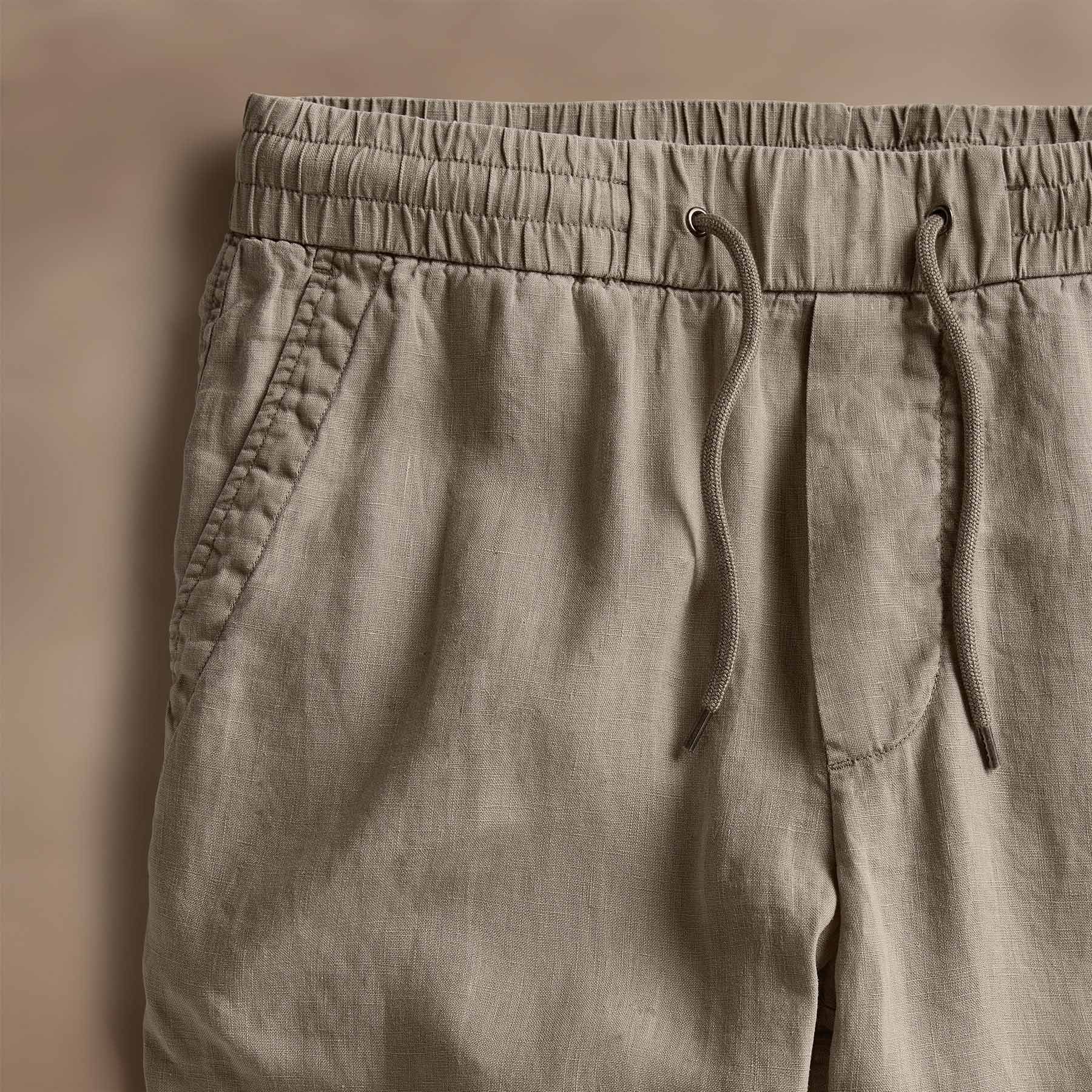 Comfortable Relaxed Linen Pants for Women - Natural Mineral Pigment Dye - Perfect for Yoga, Travel & Summer Casual Wear
