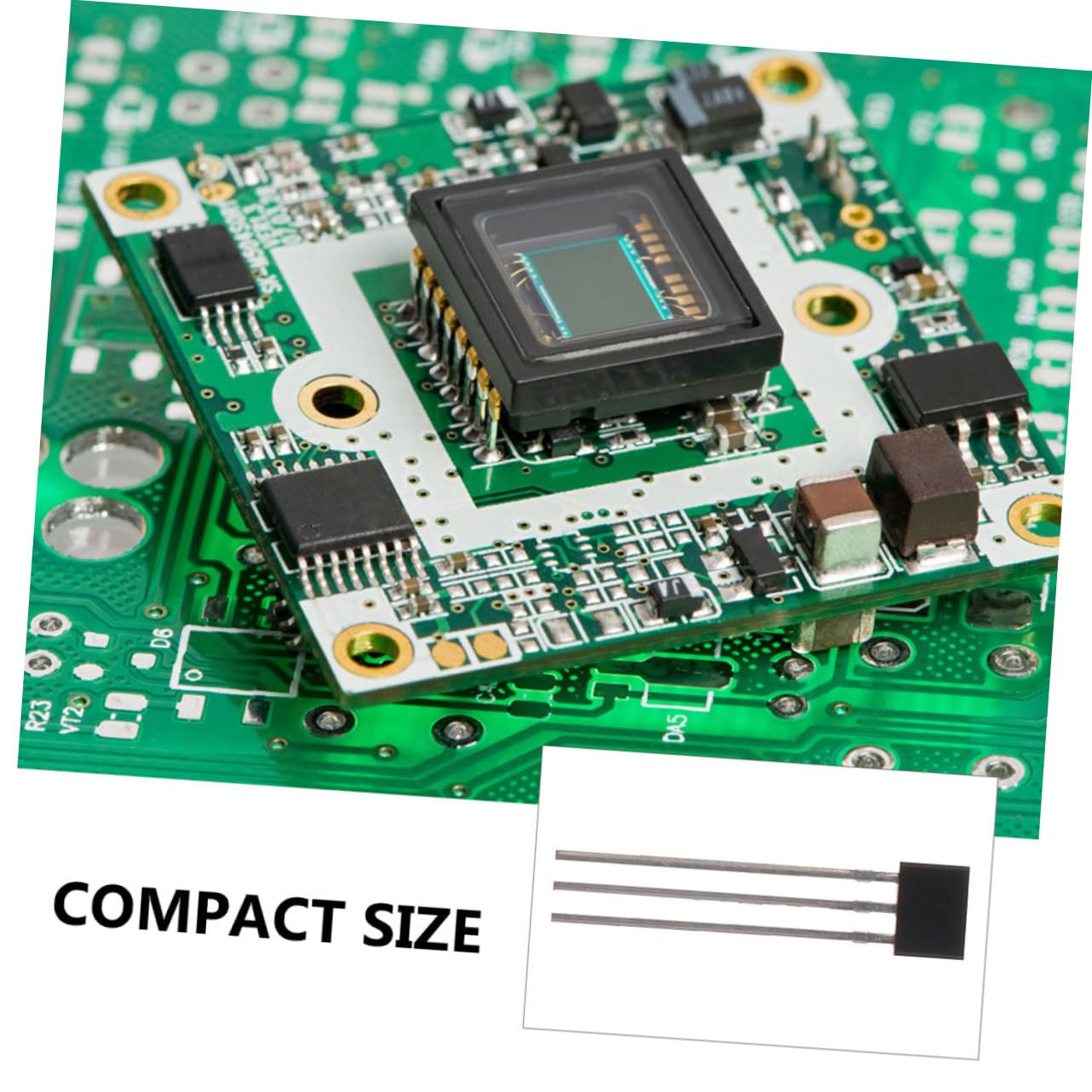 10 Pack Hall Effect Sensor 3 Pin Switch - High Stability Magnetic Sensor for Industrial, Automotive & Electronics - Easy Installation (Use for Speed Detection, Position Sensing, Brushless Motors)