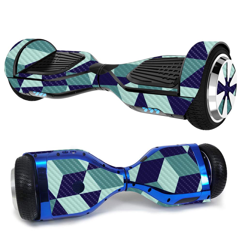 Premium Carbon Fiber Skin for Ultra Hoverboard - Geo Tile Design | Protective & Durable Textured Cover | Easy to Apply & Remove | Made in USA | Perfect for Outdoor Adventures & Personalization