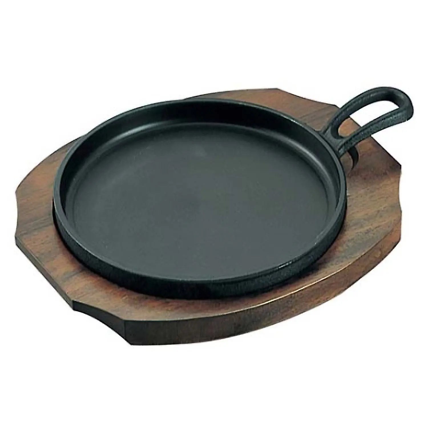 Premium Asahi Chuzo Cast Iron Snack Sizzler Platter with Handle - Perfect for Serving Sizzling Fajitas, Nachos & Appetizers at Parties & BBQs