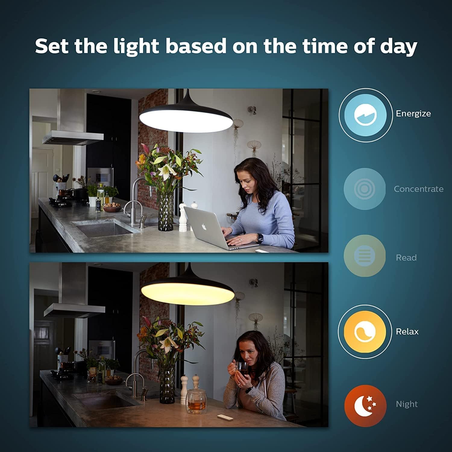 Philips Hue Smart Wireless Dimmer Switch V2 - No Installation Required | Works Exclusively with Philips Hue Lights | Perfect for Indoor Home Lighting in Living Room & Bedroom | Smart Home Lighting Control