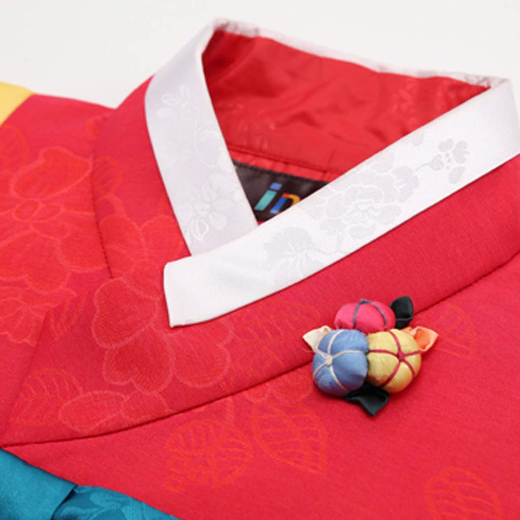 Korean Hanbok Traditional Dress for Baby Girls - Elegant Korean Costume for New Year, Thanksgiving & Festival Parties - Perfect for Cultural Events, Photo Shoots & Special Occasions CG1918