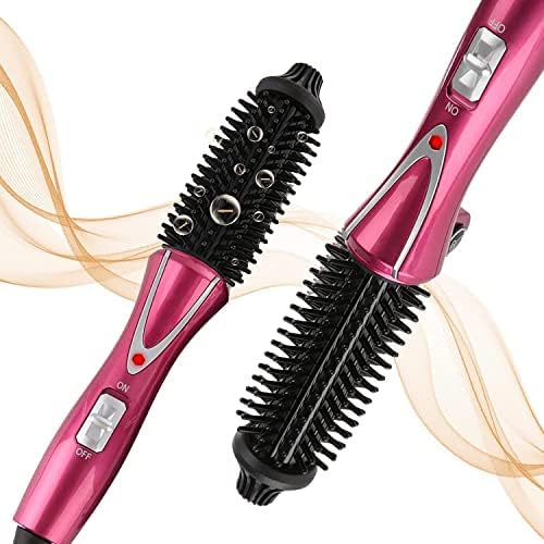 Professional Hair Curling Wand - Anti-Scald Instant Heat Up Curler & Hot Brush for Women, Multi-Styler for Long & Short Hair (UK Plug 110-240V) - Perfect for Home Styling, Salon Use & Travel