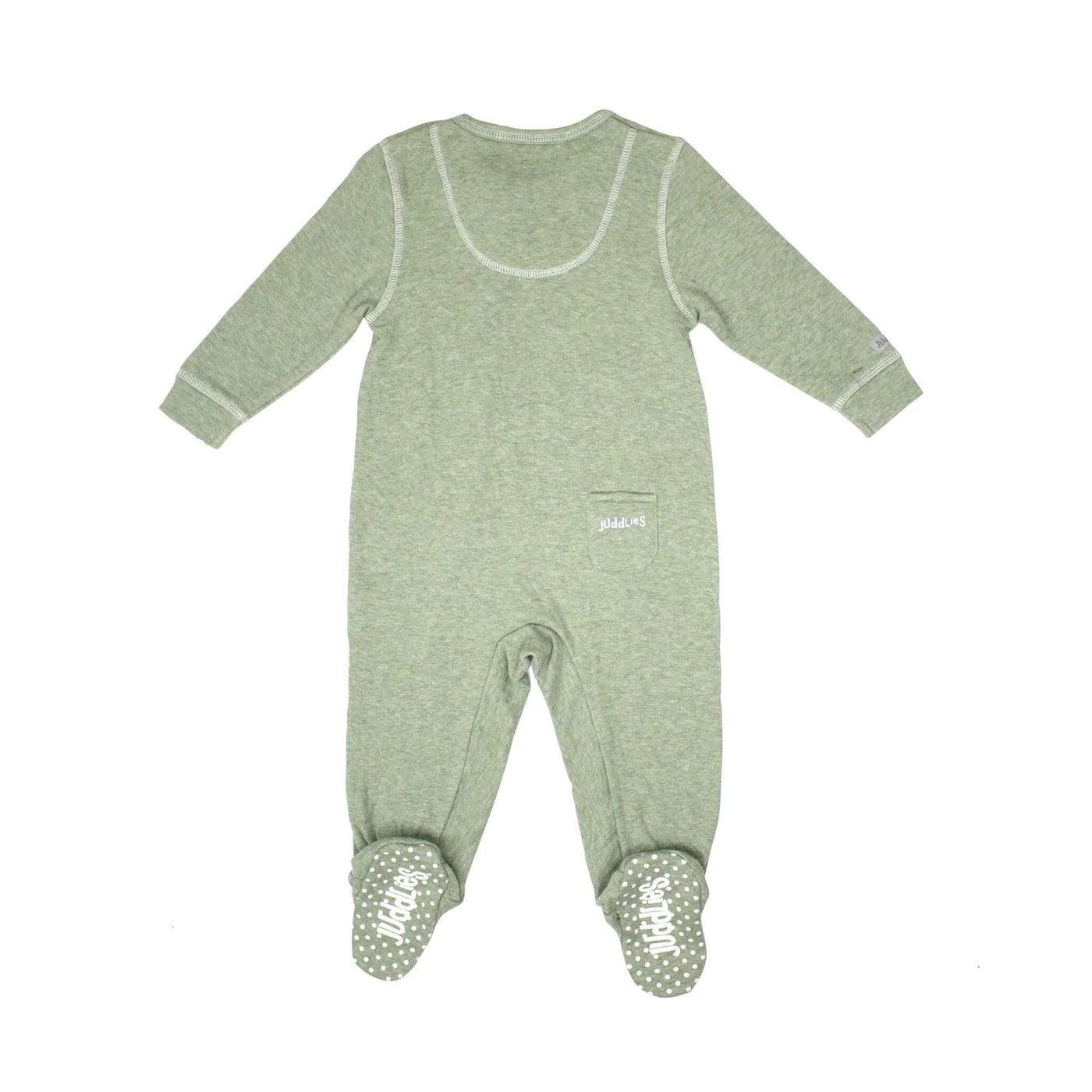 Juddlies Sleeper Olive Fleck - Cozy and Warm Winter Pajamas for Women & Men | Perfect for Cold Nights, Lounging at Home, and Holiday Gifts