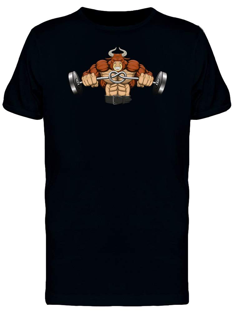 Smartprints Strong Enraged Bull Graphic T-Shirt for Men | Premium Cotton Tee | Casual Streetwear & Gym Outfit