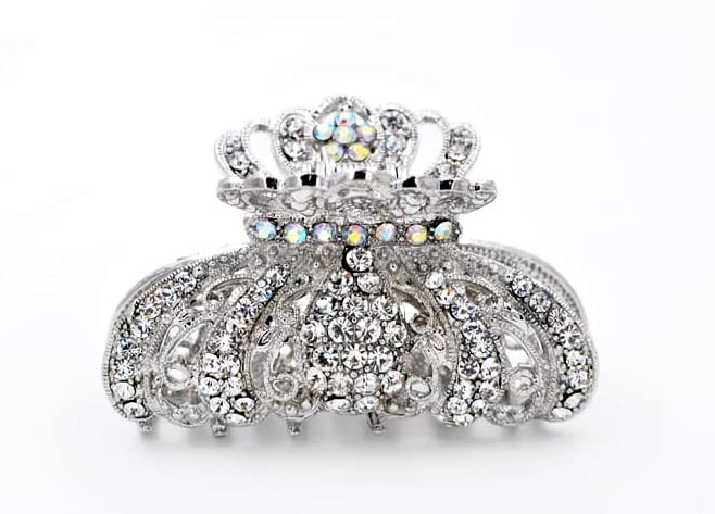 Antique Silver Crystal White