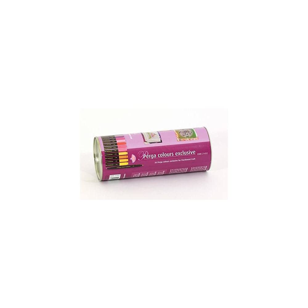 Pergamano Markers - Perga Colours Exclusive Watercolor Markers for Paper Embossing & Card Making - Perfect for Scrapbooking, DIY Crafts, and Handmade Greeting Cards