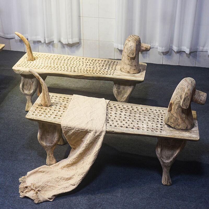Midnight Black Minimalist Wooden Shoe Bench with Armrest - Perfect for Entryway, Hallway & Bedroom Organization