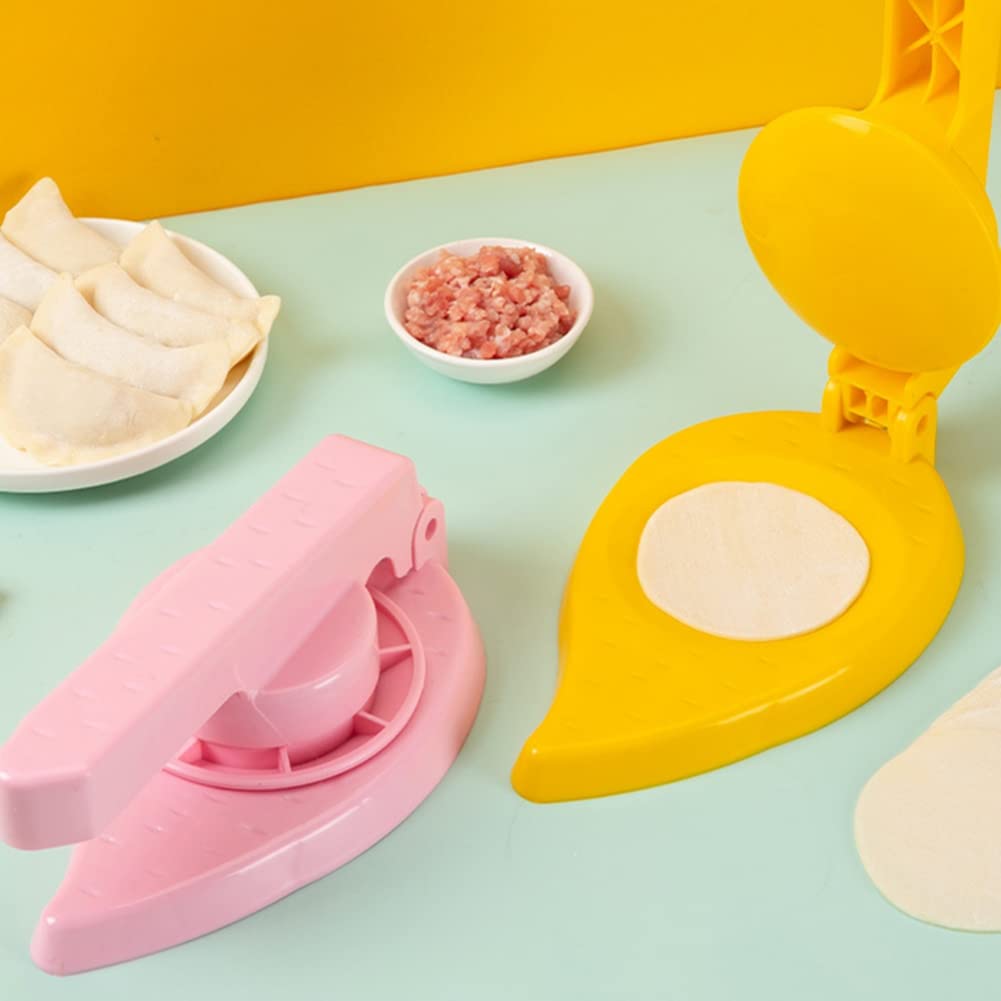 Handmade Dumpling Press Machine - Manual Dumpling Skin Maker & Dough Press Tool for Homemade Dumplings | Perfect for Asian Cooking, Family Kitchen & DIY Dumpling Making at Home