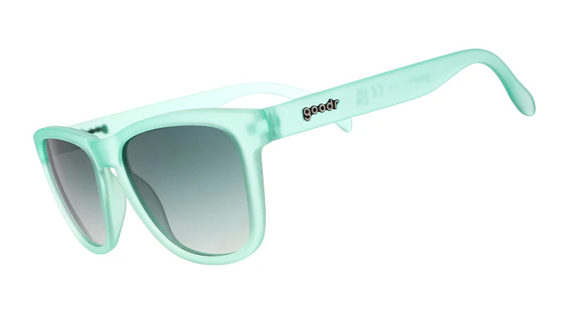 Goodr Dinner Mint Debauchery Sunglasses - Polarized UV Protection for Running, Cycling & Outdoor Activities