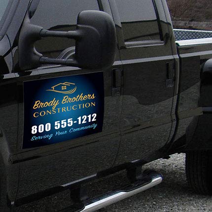 Custom Full Color Car Magnets - Personalized Vehicle Signs for Business Cars, Trucks & Vehicles - 72