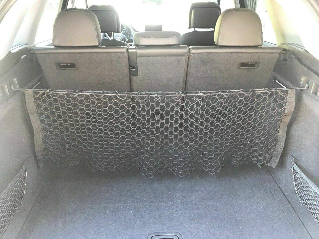 Premium Rear Trunk Organizer Cargo Net for 2018-2020 Buick Regal Tourx Sportback - Heavy Duty Mesh Storage for Wagon - Car Trunk Organizer with Envelope & Floor Style - Perfect for Road Trips, Groceries & Sports Equipment