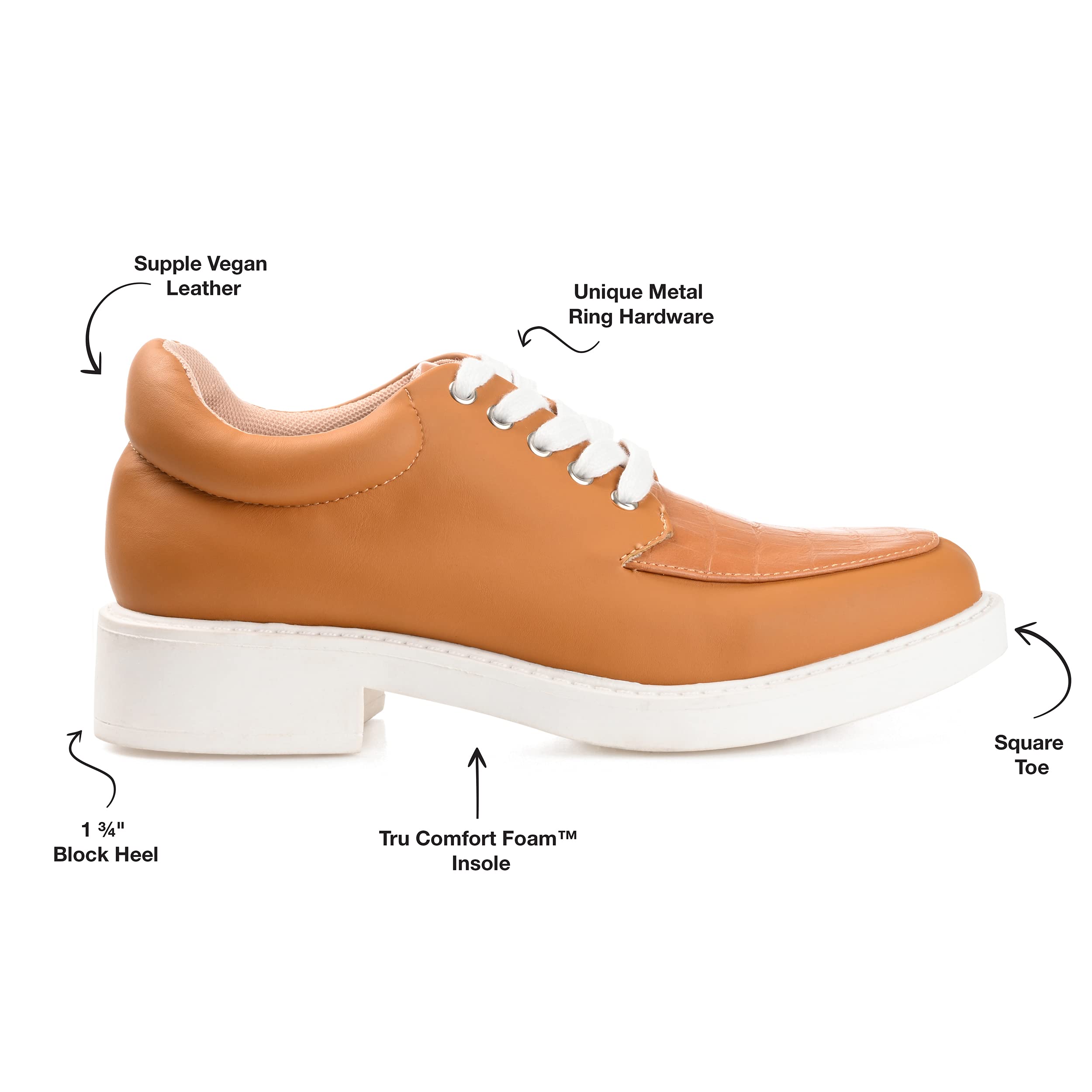 Journee Collection Women's Comfortable Ballet Flats - Lightweight Slip-On Shoes for Work, Travel & Everyday Wear