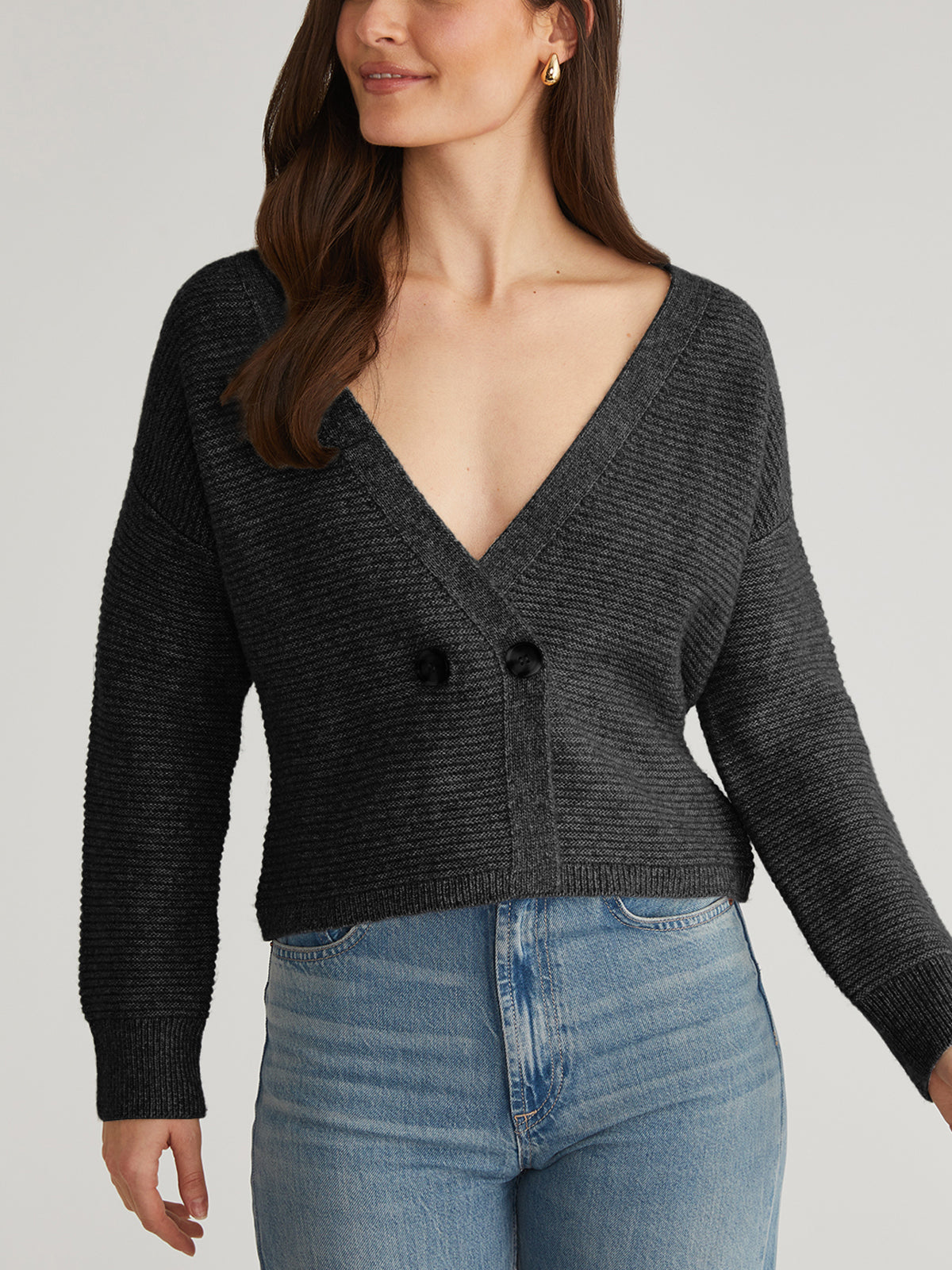 Quinn: Stylish Double Breasted Cardigan for Women | Cozy Knit Sweater | Perfect for Office, Date Night & Fall Layering