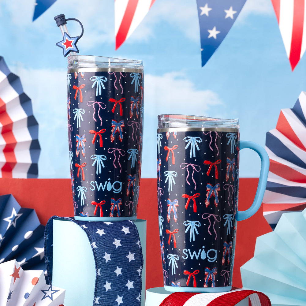 Miss Independence 22oz Tumbler - Insulated Stainless Steel Water Bottle with Lid & Straw - Perfect for Travel, Gym & Outdoor Activities