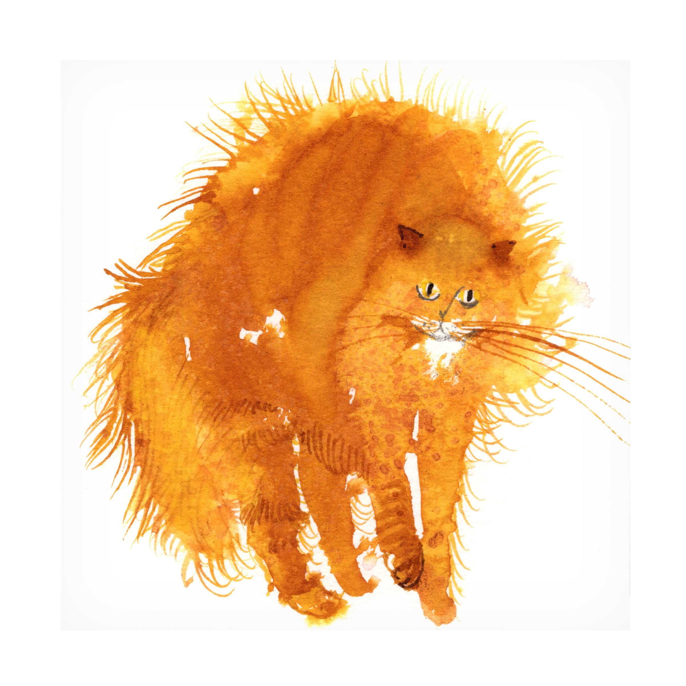 Elena Bolgova 'Ginger' Canvas Art Print - Modern Home Decor for Living Room, Bedroom & Office - Trademark Fine Art Collection