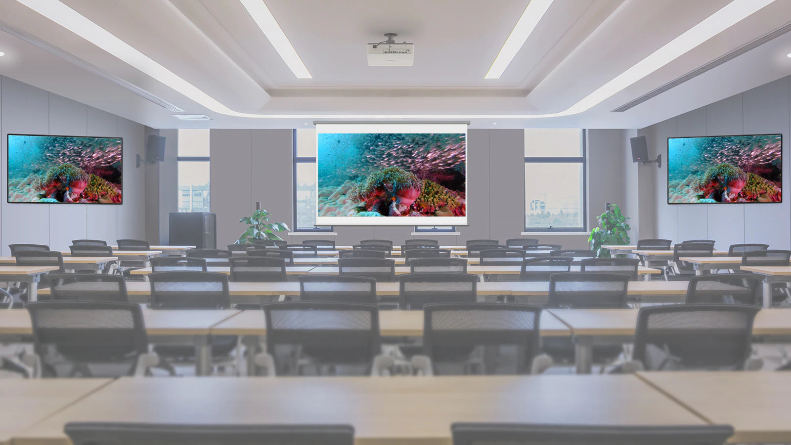Sony VPL PHZ61 6400 Lumen WUXGA Laser Projector - 4K HDR Home Theater & Business Presentation Projector for Large Screen Movies, Gaming & Office Meetings