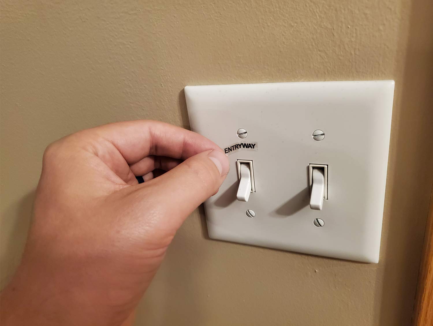 Light Switch Labels - Clear Transparent Switch Identifier System for Home & Office Organization | Perfect for Smart Homes, Apartments & Workspaces