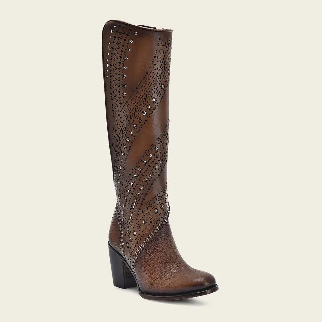 Women's Cuadra Honey Western Leather Ankle Boots - 3W21RS - Stylish Cowgirl Boots for Casual Wear, Country Dancing & Western Fashion