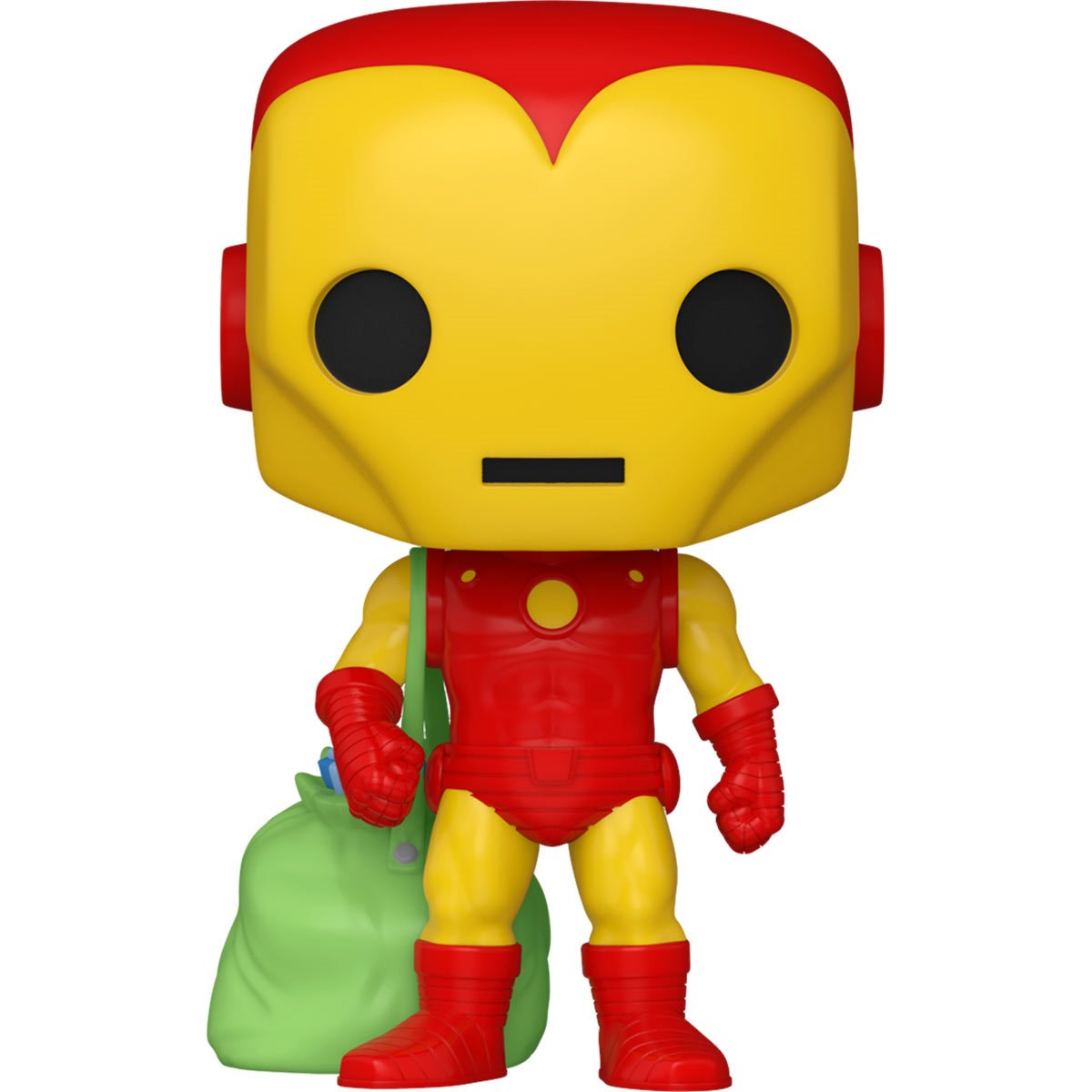 Marvel Holiday Iron Man Action Figure with Gift Bag - Perfect for Christmas Decorations & Superhero Collectibles