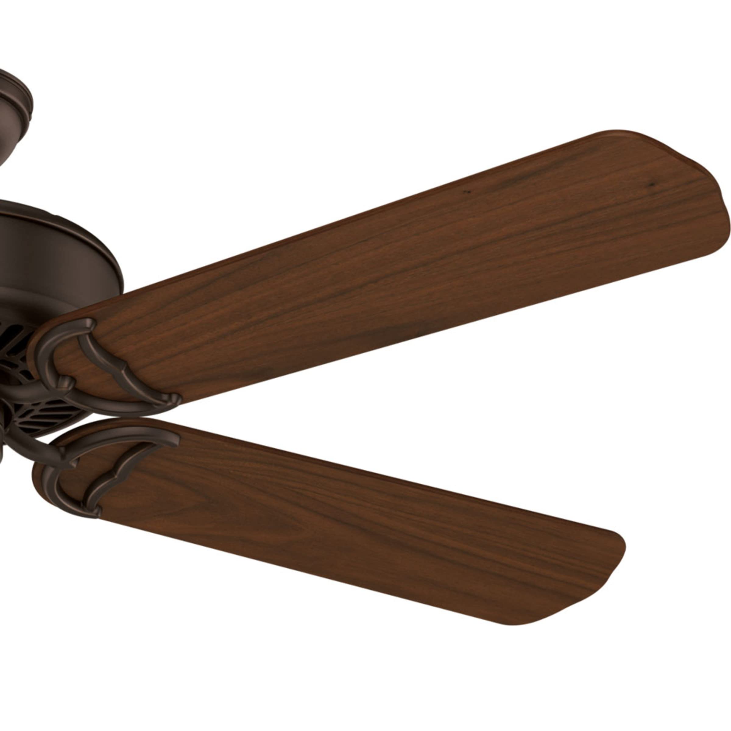 Casablanca Panama Indoor Ceiling Fan with Remote Control - 52 Inch Modern Low Profile Flush Mount Fan - Quiet Reversible Motor for Bedroom, Living Room, Kitchen & Office