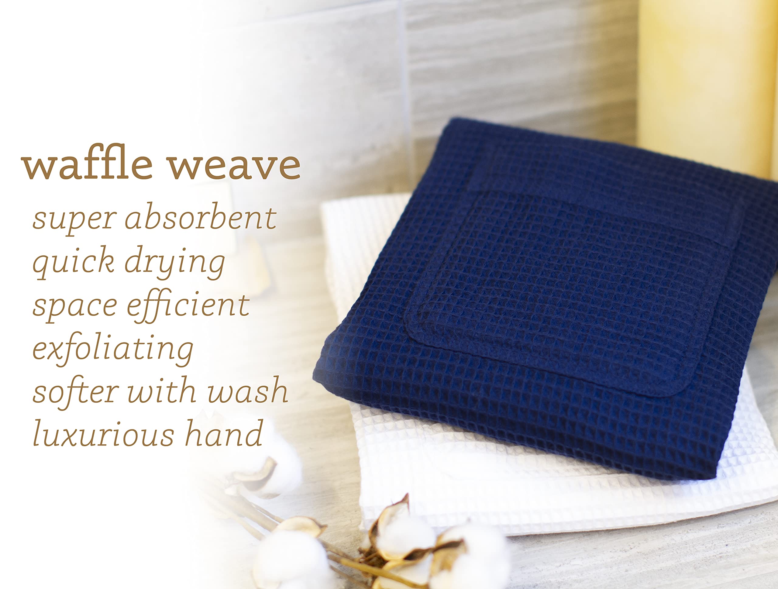 Men's Sauna Waffle Wrap - Ultra Absorbent Gym, Spa, Bath & Shower Towel Wrap - Perfect for Post-Workout, Relaxation & Self-Care