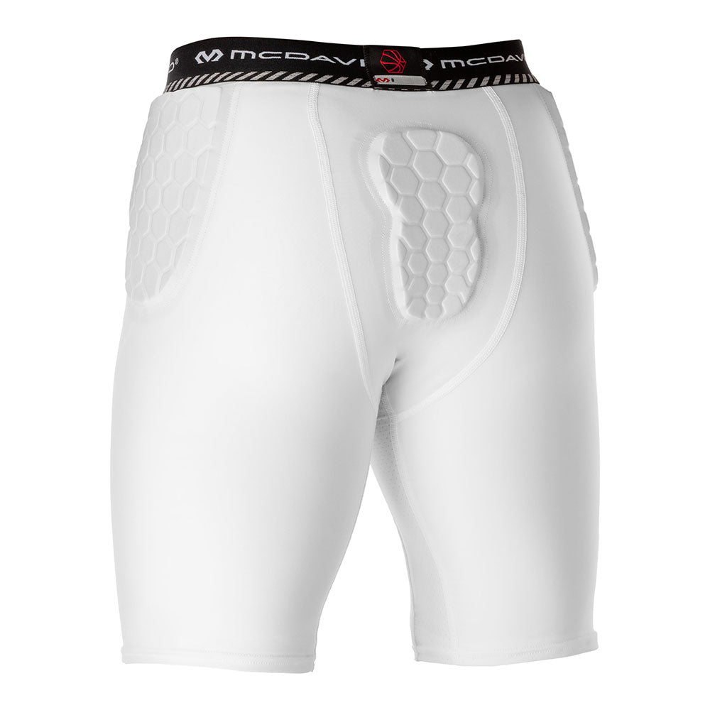 HEX® Basketball Compression Shorts with Hip & Tailbone Pads - Protective Performance Gear for Basketball, Training & Sports