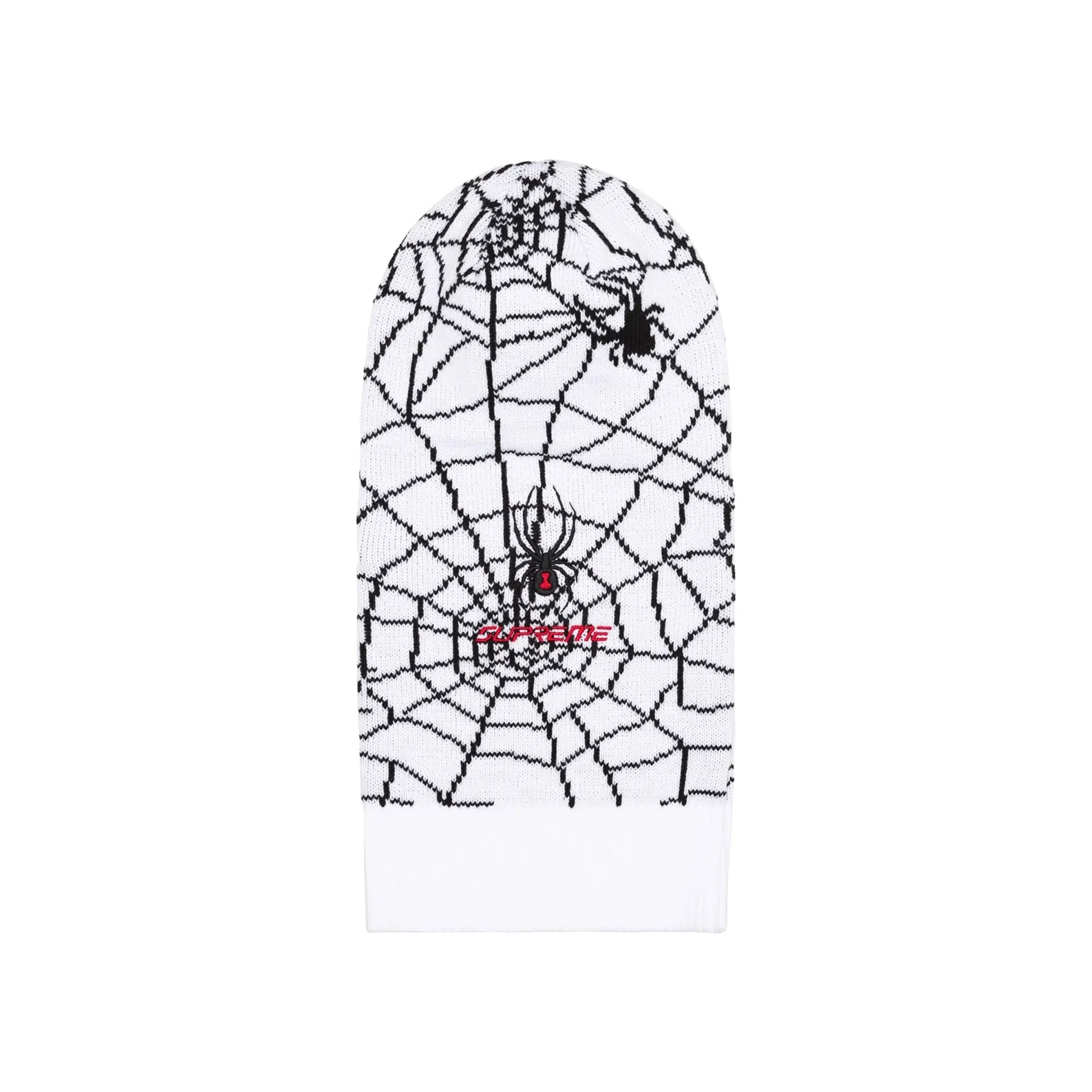 Supreme Spyder New Era Balaclava Face Mask - White for Winter Sports & Outdoor Activities