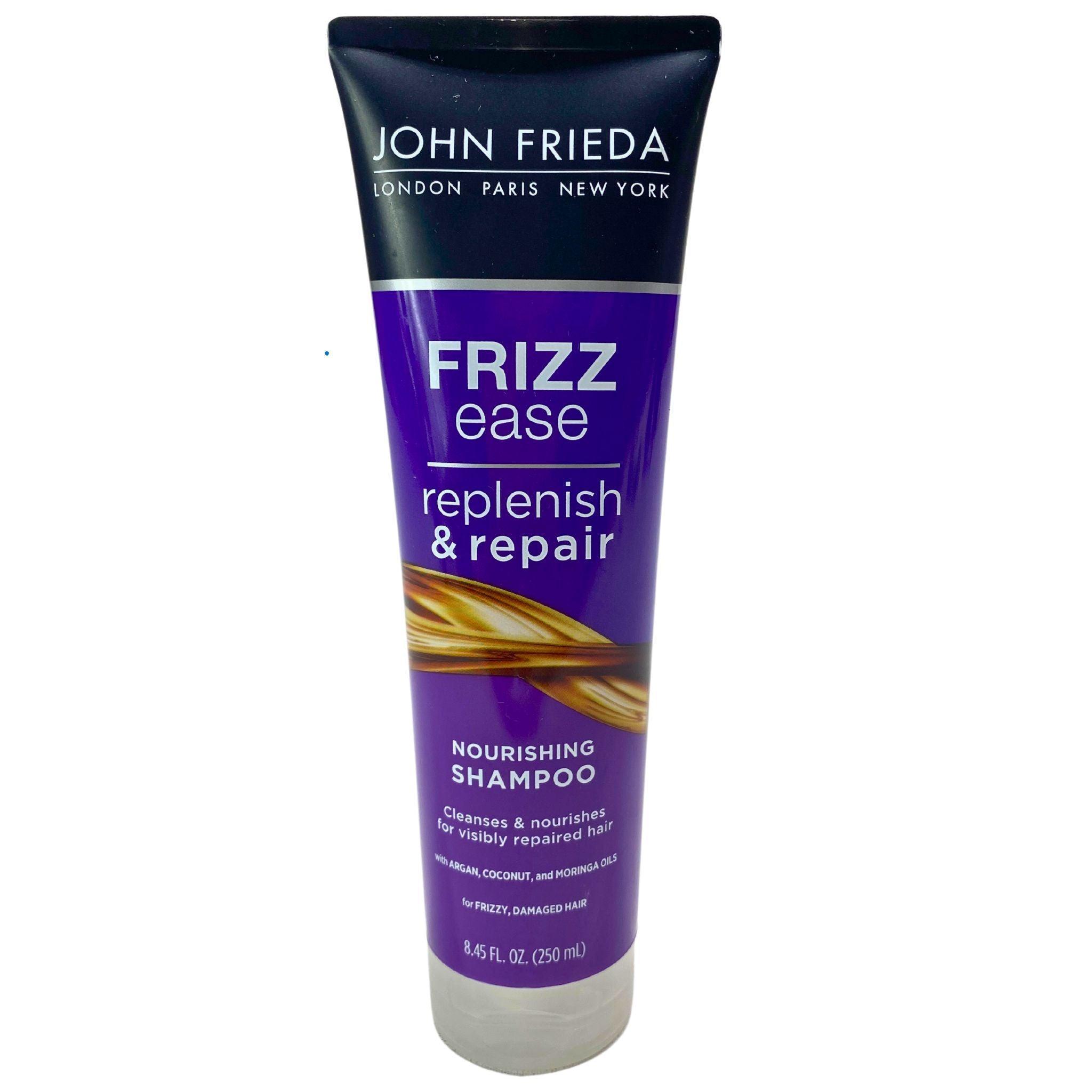 John Frieda Frizz Ease Replenish & Repair Nourishing Shampoo for Dry Damaged Hair - 8.45 Fl Oz (50 Pack Bulk) - Hydrating & Smoothing Formula for Frizzy Hair Care - Perfect for Salon Professionals & Home Use